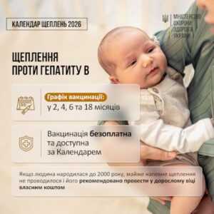 ЩЕПЛЕННЯ ДИФТЕРІЯ/ ГРИП / ГЕПАТИТ