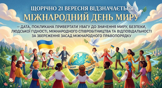 Тестування до Міжнародного дня миру Тестування до Міжнародного дня миру