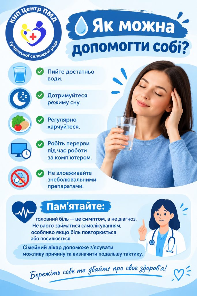🧠 ГОЛОВНИЙ БІЛЬ: КОЛИ ВАРТО ЗВЕРНУТИСЯ ДО ЛІКАРЯ?
