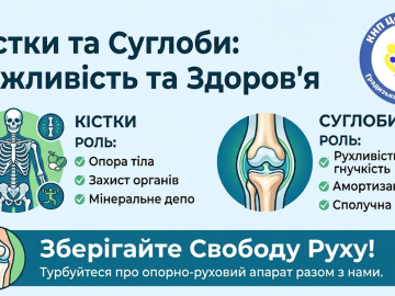 ЦІКАВІ ФАКТИ ПРО КІСТКИ ТА СУГЛОБИ: ДБАЙМО ПРО СВОЮ ОПОРУ!