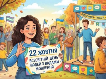 22 жовтня - Всесвітній день людей з вадами мовлення